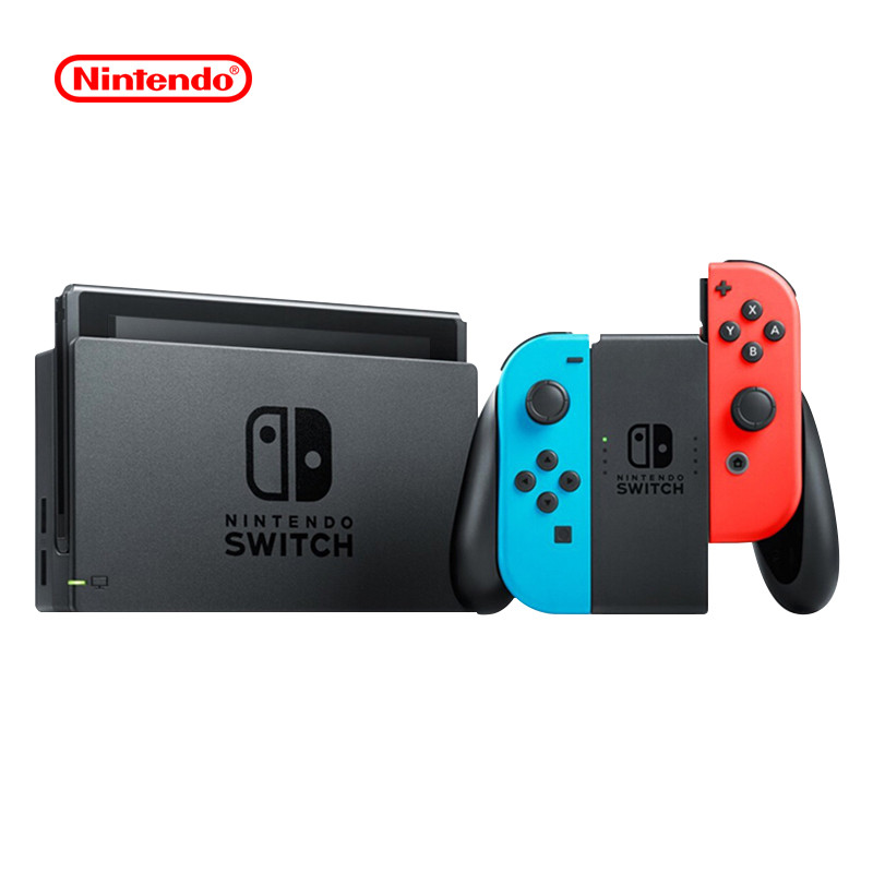 Nintendo 任天堂 Switch NS 游戏机掌机 便携式游戏机 港版彩色手柄主机+塞尔达游戏卡