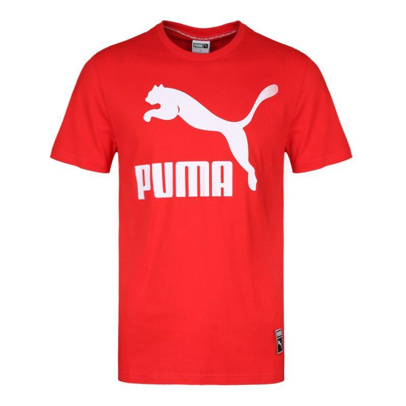 PUMA彪马2018新款男子经典生活系列T恤66_2 L 红