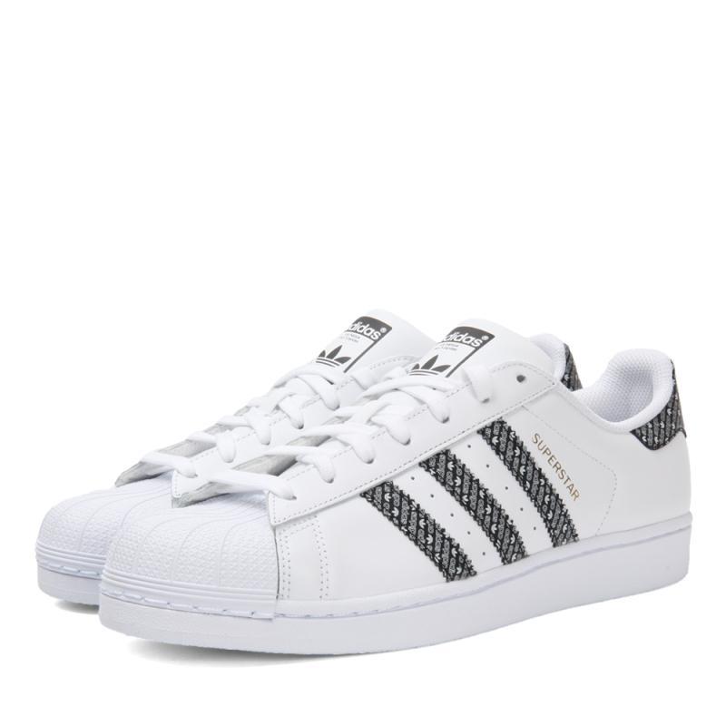 adidasOriginals阿迪三叶草2018中性SUPERSTARDIRECTION_2 亮白/1号黑色 40码