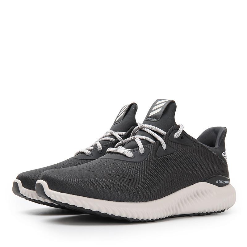 adidas阿迪达斯2018女子alphabounce1wBounce跑步鞋_4 碳黑 38码