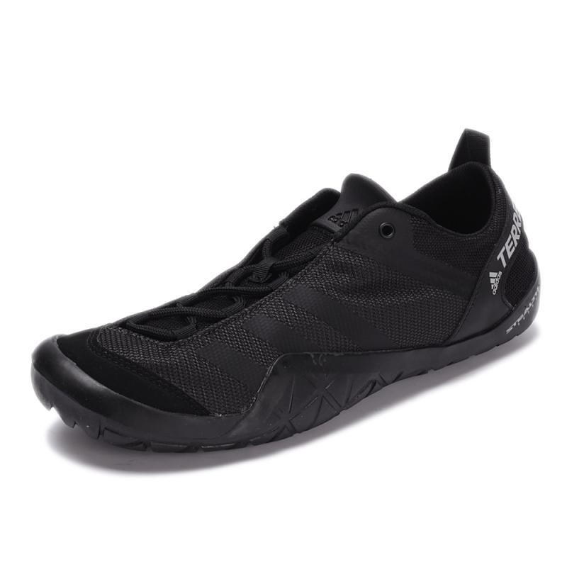adidas阿迪达斯2017年新款中性徒步越野系列户外鞋BB0732_3 石墨黑/1号黑色/银金属 40.5码