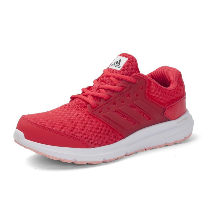 adidas阿迪达斯2018女子galaxy3wPE跑步鞋CP8810_5 玫粉/玫粉/亮白 36.5码
