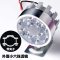 电动车灯超亮led摩托车灯三轮车灯12v48v通用电瓶车灯外置爆闪灯 小六珠透镜+支架