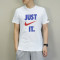 NIKE耐克男装2018夏新款运动服休闲透气圆领短袖T恤半袖 S 2018年新款白色AQ5195-100