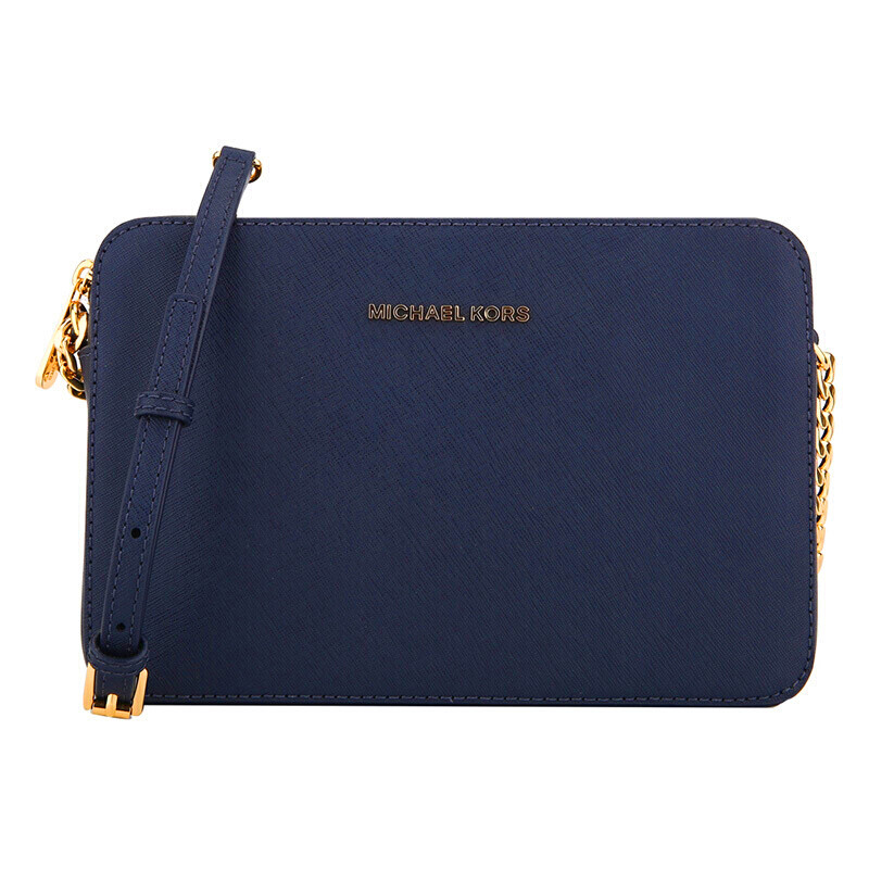 MICHAEL KORS 迈克.科尔斯 MK牛皮 女包 女士单肩 斜跨包 32S4GTVC3L 硬 蓝色