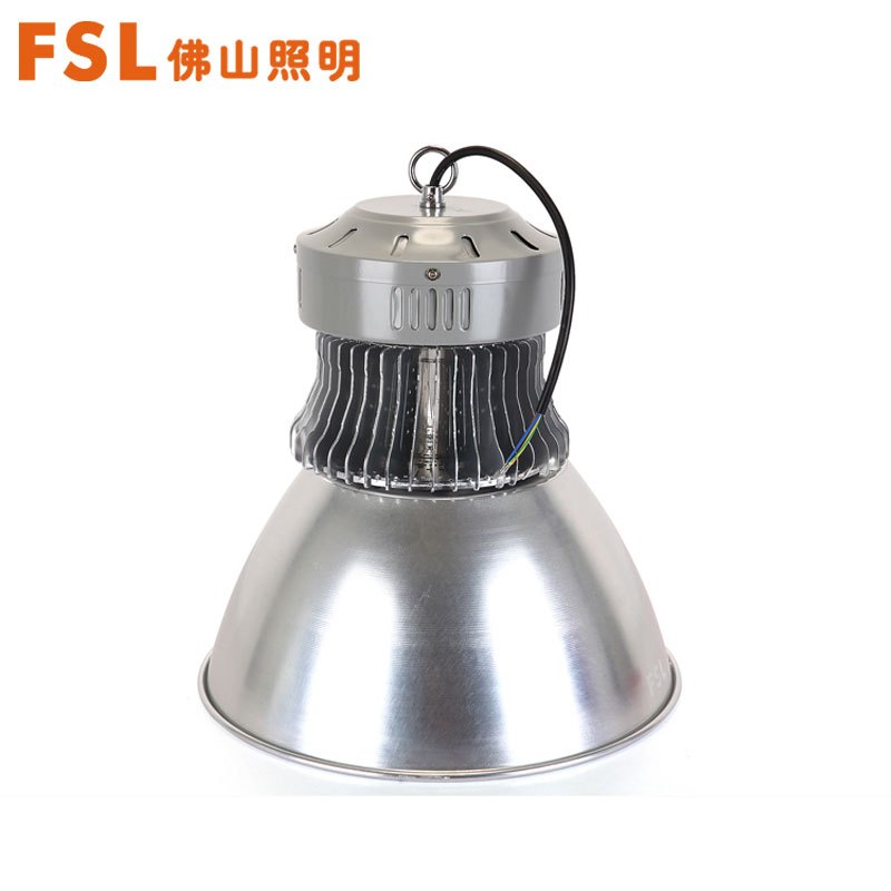 佛山照明 鳍片工矿灯led工厂灯车间照明聚光灯罩大功率仓库吊灯 超炫工矿灯-100W白光