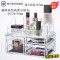 永德吉新款大号化妆品收纳盒透明亚克力塑料抽屉口红彩妆收纳盒桌面整理梳妆 大号12+2