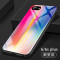 机伴 苹果iphone8plus/7Plus手机壳苹果6/6splus苹果X新款TPU镭射极光渐变钢化玻璃手机壳/保护套 苹果6/6splus-渐变彩