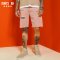 海德斯曼2018夏季新款牛仔短裤男潮五分裤夏天宽松青年裤子8256_1 34 01A粉色