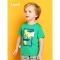 annilbaby童装男童体恤2018夏季新款休闲纯棉圆领短袖T恤衫上衣 90cm_ 米白