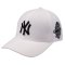 MLB棒球帽NY可调节网眼帽子男女帽情侣韩版棒球帽子32CPA6711-50W(32CPA6611-50W) 32CPA6711-50W(32CPA6