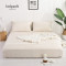 ladysoft御棉堂 天丝棉床笠罩单件床罩纯色床垫保护罩防滑床垫套 180*200CM 米色