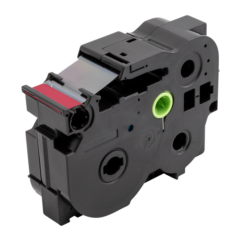 【精选】雅富仕-兼容Brother标签机/标准覆膜标签色带TZE-451红底黑字24mm*8M