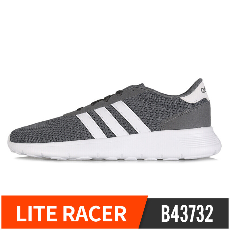 阿迪达斯 adidas neo 男女 LITE RACER 休闲鞋BB9774