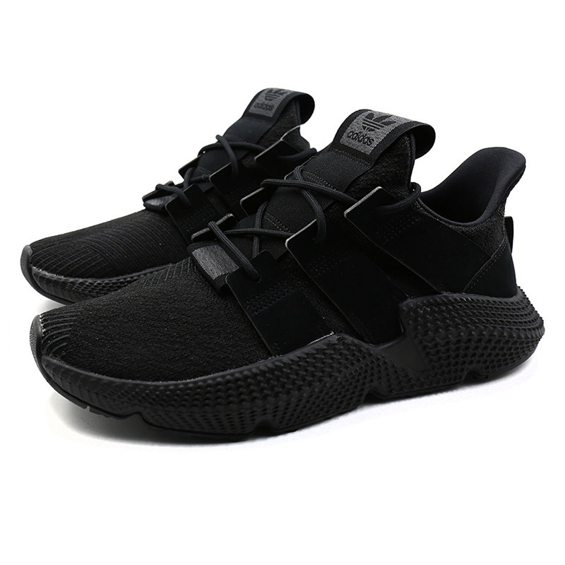 adidas阿迪达斯三叶草男子休闲鞋Prophere运动鞋B37453 B374531号黑色 42码