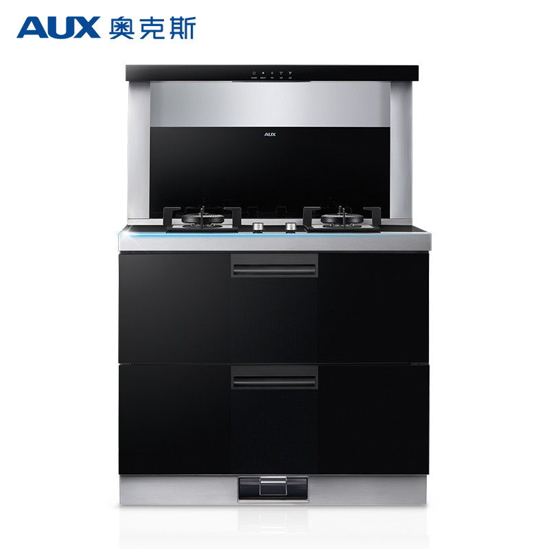 AUX奥克斯集成灶 家用一级能效 烟灶联动 大容量保洁柜 环保节能一体灶 天然气JJZT-X511B