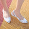 Crocs/卡骆驰 女凉鞋 伊芙花纹露跟鞋平底尖头休闲鞋沙滩鞋204957-95Z-97O-990