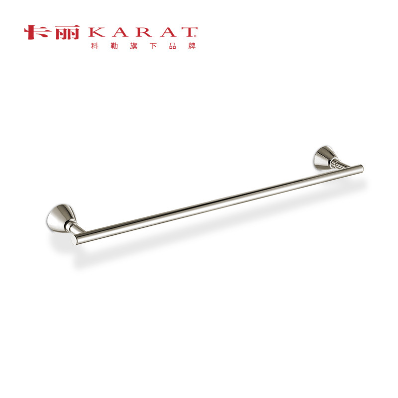 科勒旗下品牌 卡丽卫浴(KARAT) 五金配件凯琳娜60cm单杆毛巾杆99428T-CP 银色