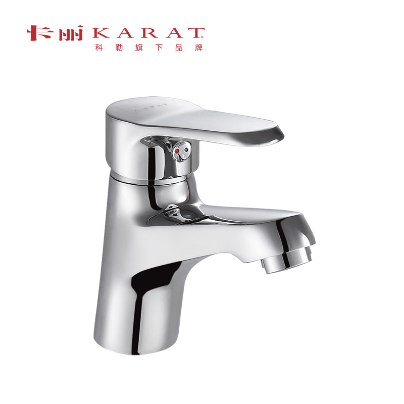 科勒旗下品牌 卡丽卫浴（KARAT） 思琴全铜冷热台盆龙头卫生间洗脸盆洗手池面盆龙头 （含下水） 99361T-M-CP