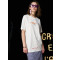 UNIFREE 18年夏季新圆领短袖狐狸图案字母宽松纯棉T恤女UH182G069 XL 白色