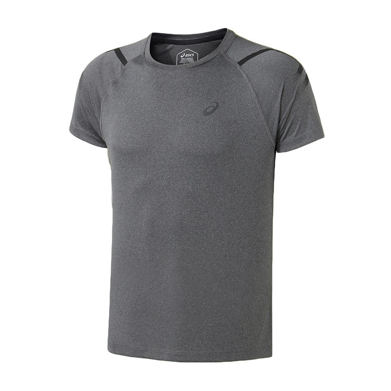 ASICS亚瑟士男子短袖T恤2018新款跑步运动服2011A258-020 S 2011A258-020灰