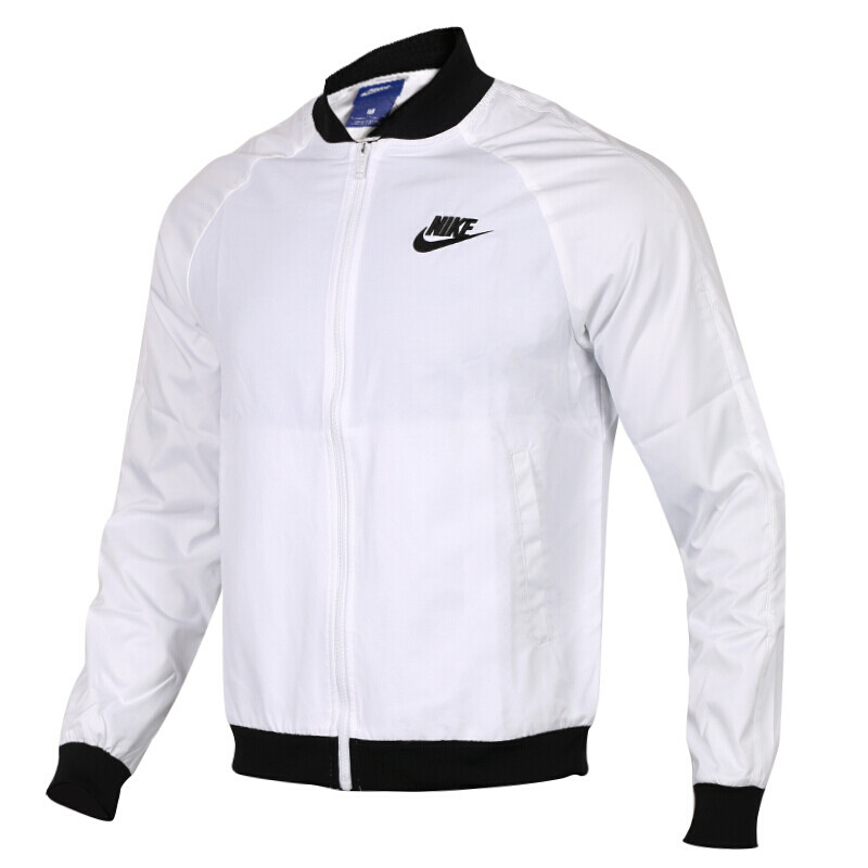 Nike耐克 2018年秋季 男子 跑步运动休闲夹克外套 832225 M 白色100