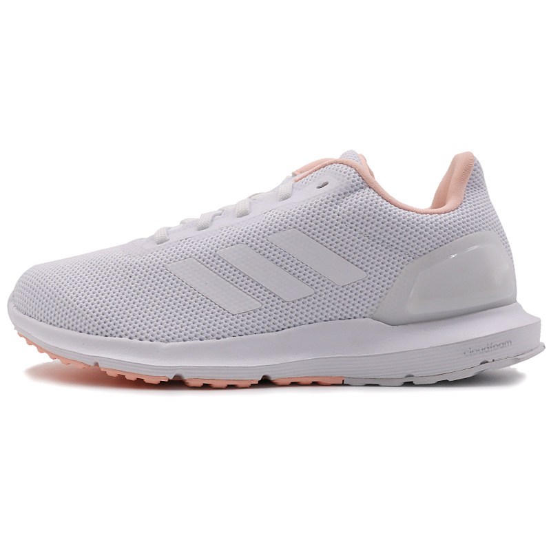 ADIDAS阿迪达斯秋季女子舒适耐磨防滑跑步鞋-B44886 亮白 36.5
