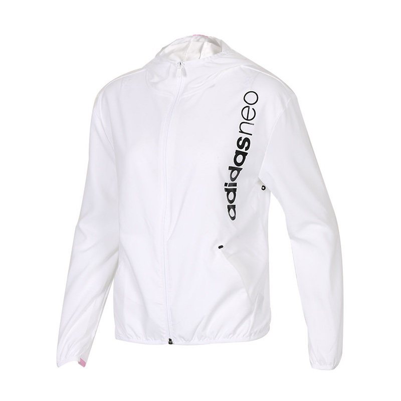 阿迪达斯NEO夏季新款女子运动休闲防风连帽夹克外套-CV6959 S CV6959