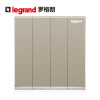 罗格朗(Legrand)开关插座面板逸景金色5五孔二三插USB多孔16a空调电脑86型墙壁家用暗装电源插座