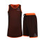 准者儿童篮球服套装比赛训练篮球透气速干定制运动球服双面穿球衣_2 （建议身高120CM） （儿童款）黑红