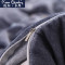 皮尔卡丹(Pierre Cardin)家纺 加厚保暖法兰绒四件套珊瑚绒双面法莱绒被套1.8m床其他 时尚生活 适合1.5m床/1.8m床-被套200*230cm