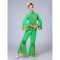 民族舞蹈服装女中老年扇子舞演出服秧歌服广场舞套装 XL 绿