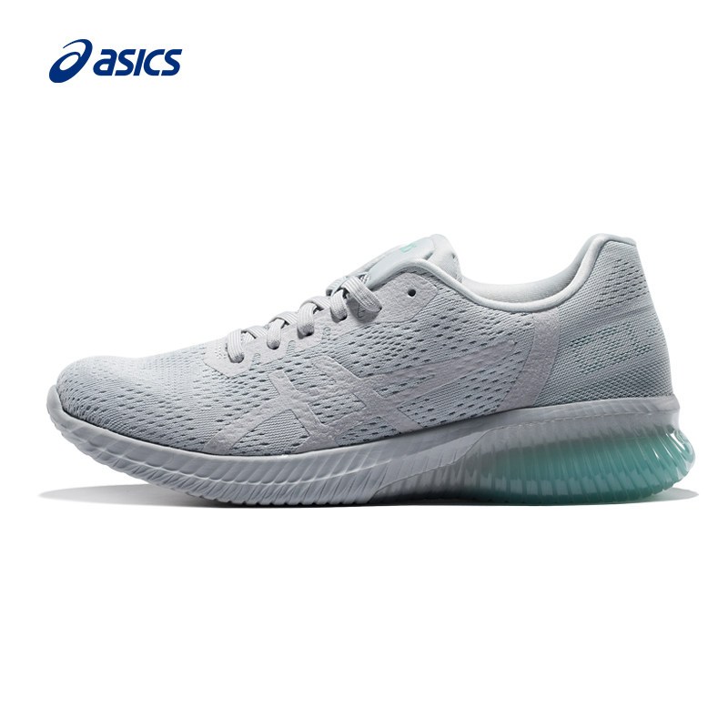 ASICS亚瑟士缓冲跑步鞋女GEL-KENUNMXT888N-9696 灰色/绿色 35.5