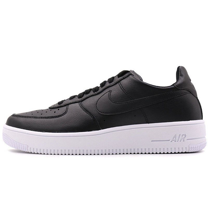 耐克NIKE AIR FORCE 1 AF1 男子轻质空军一号休闲板鞋845052-003 黑色003 39码