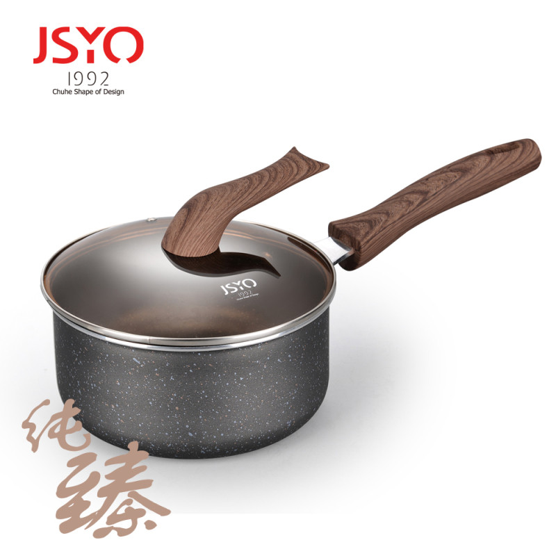 智贤(JSYO)纯臻无烟不粘奶锅18cm（无耳） zx1802