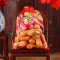 思泽 结婚庆用品喜糖袋喜糖袋子纱袋回礼品袋创意喜袋喜糖盒子 小号喜字糖袋（50个装）