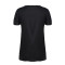 HAODUOYI朋克风恶搞No 4 T-Shirt烫金印花 常规款夏季女士短袖T恤 黑色 XXL