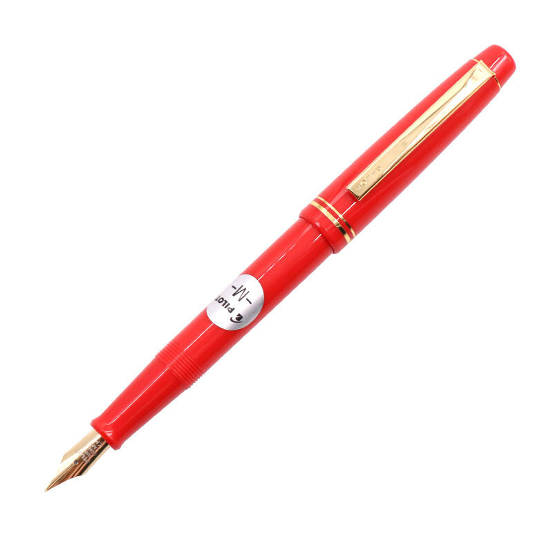 日本进口百乐（PILOT） 78G+钢笔墨水笔办公学生书法练字钢笔 红色M尖0.5MM