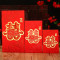 结婚烫金蝴蝶红包 百元千元纸红包袋 创意利是封喜字大红包 玫瑰喜万元红包12个