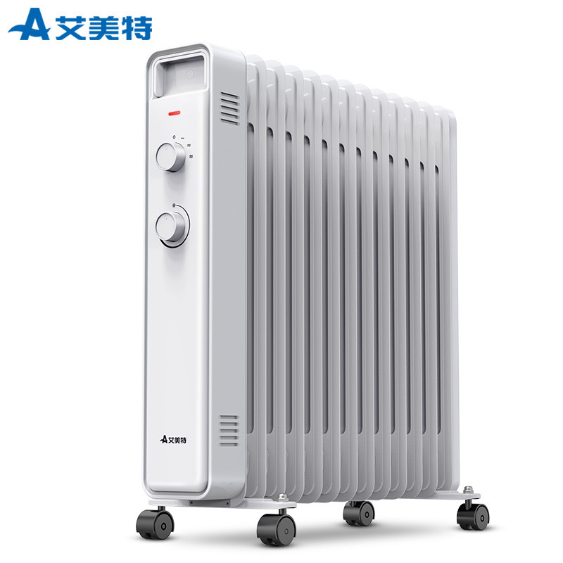 艾美特(Airmate) 油汀 取暖器HU1332-W用节能省电 13片恒温全屋升温 浴室办公室电暖