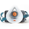 唐丰 硅胶防尘口罩 防工业粉尘打磨 煤矿防尘口罩 木工电焊灰尘劳保面具 1501白+送10片N95过滤棉_IRL83 1501白+100片N95过滤棉