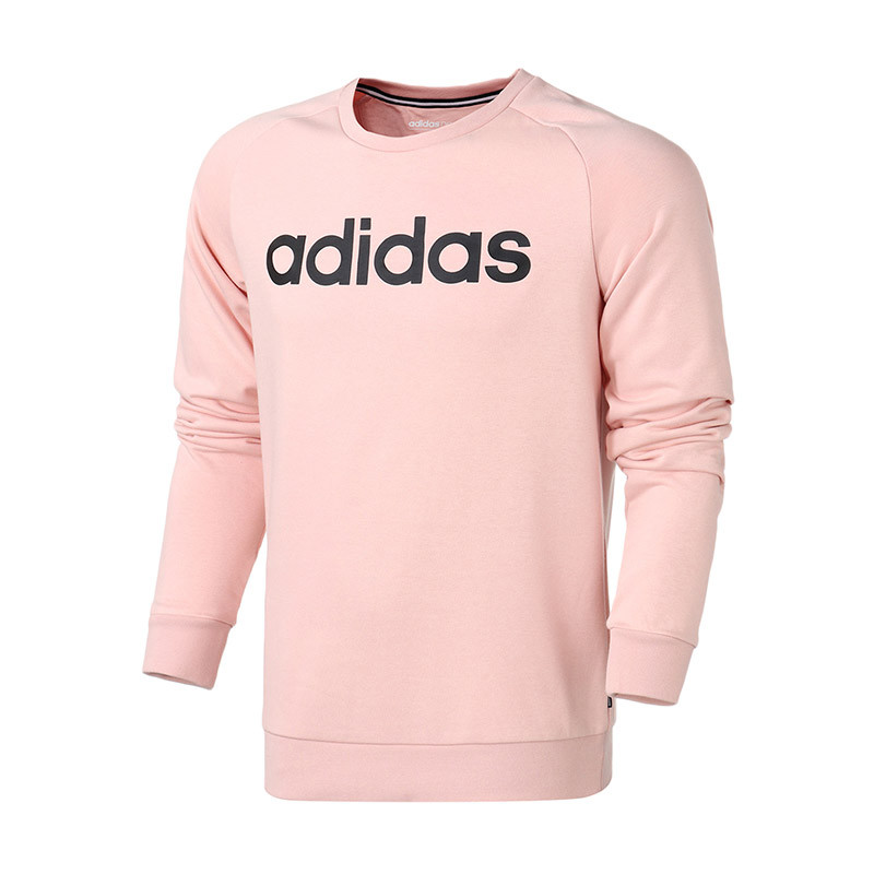 adidas阿迪达斯NEO2018新款明星同款男运动休闲卫衣DM4269 L DT8306粉色