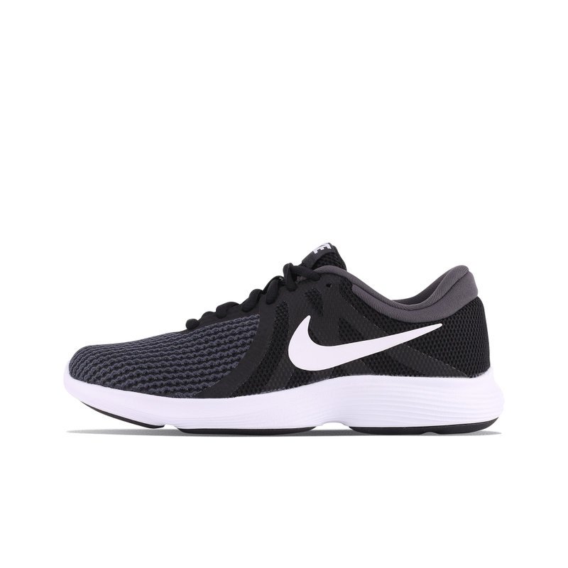 NIKE女鞋revolution4透气轻便情侣款黑白灰运动跑步鞋-001_1 908999-001 38.5