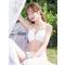俏果儿(Qiaoguoer)小胸少女聚拢丰胸胸罩3/4杯薄款性感上托内衣女无钢圈收副乳防下垂文胸套装女士内衣 32/70AB(通杯） 虾红套装