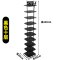 生活日用收纳用品多层铁艺鞋架宿舍房间卧室客厅浴室门口简易鞋架收纳鞋柜家用浴室立体鞋架收纳层架 黑色九层