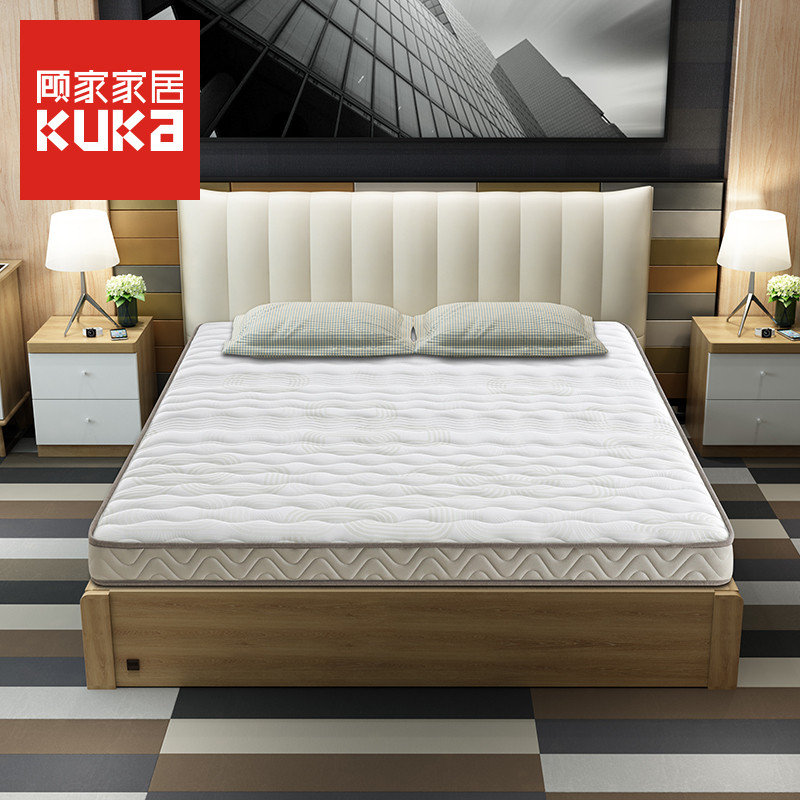 【高箱床适用 】顾家家居KUKa弹簧椰棕床垫 偏硬护脊双面可用14cm 青少年儿童老人简约现代卧室 苏醒脊乐版M1202