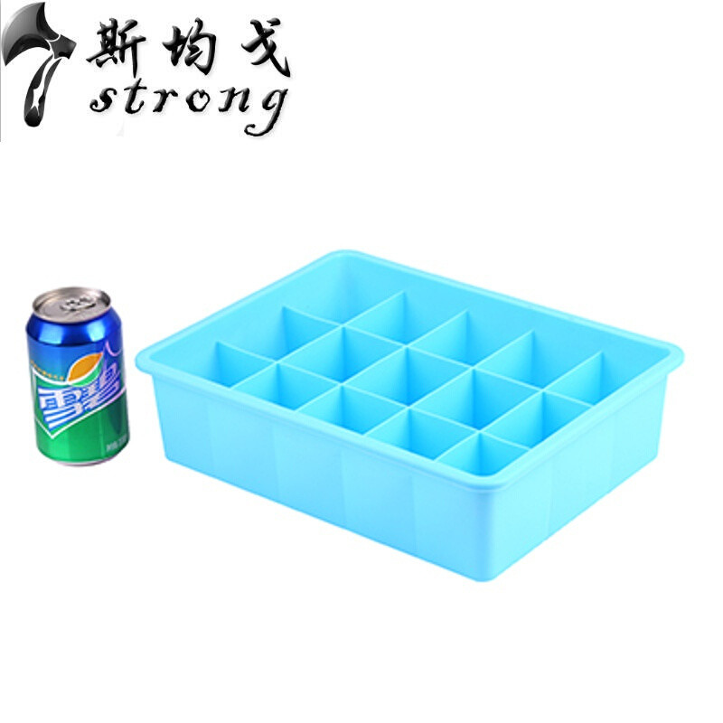 多功能家用抽屉式塑料袜子整理内衣收纳盒内裤储物箱文胸分格盒子白色10格 15格蓝色
