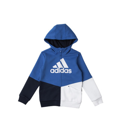 199元包邮  Adidas阿迪达斯童装男小童连帽训练 针织夹克 DM7082