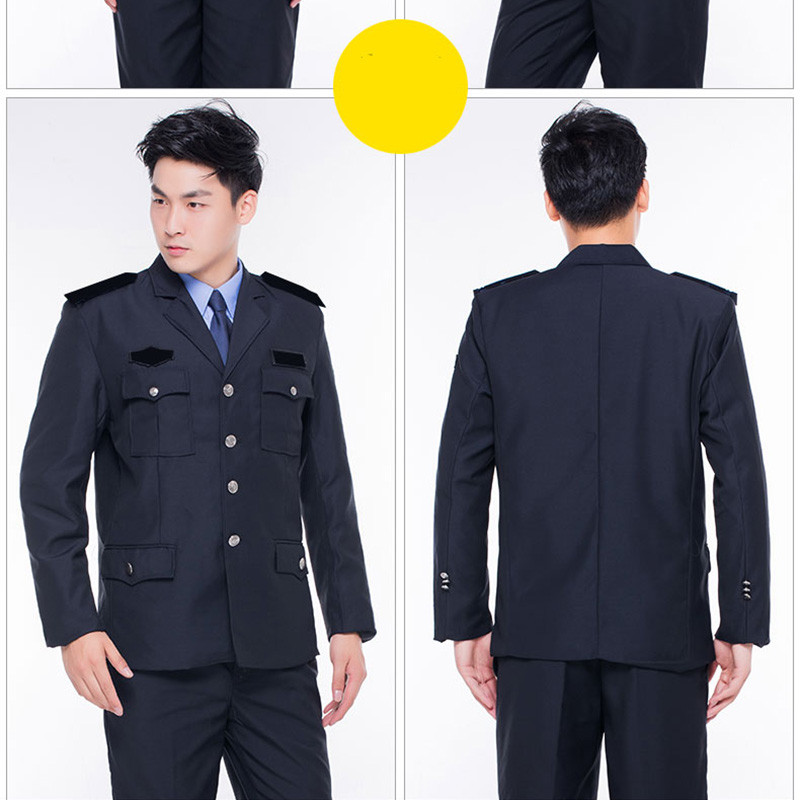 剑神 执勤春秋常服保安春秋常服套装毛料春秋装男工装制服 165-185 175/95A 春秋常服