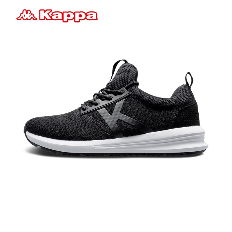 KAPPA/卡帕专柜男鞋运动鞋2018夏新款串标轻质跑步鞋|K0815MQ87D K0815MQ87D-990/黑色 39